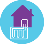 vertical closed loop geothermal heating